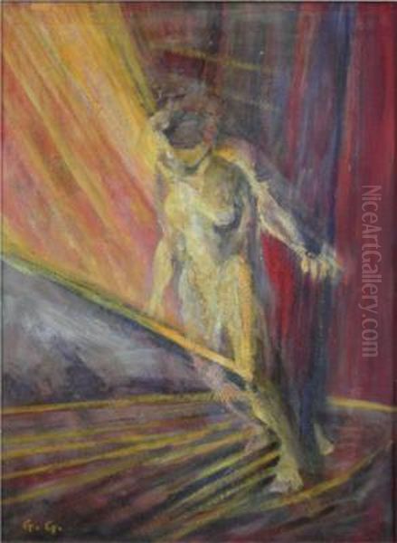 Donna Futurista Oil Painting by Gino Galli