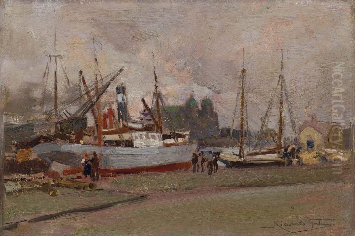 Oslo Oil Painting by Riccardo Galli