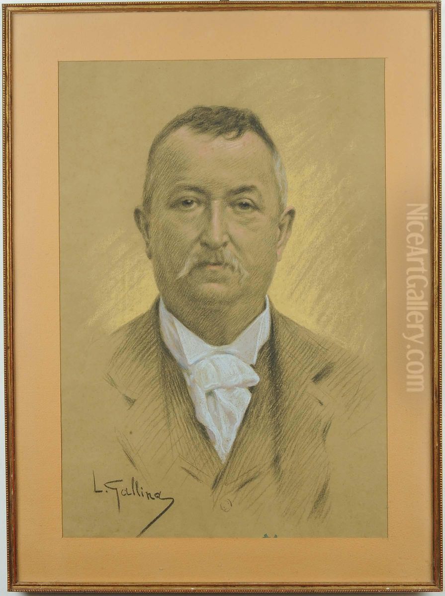 Ritratto Maschile Oil Painting by Luigi Gallina