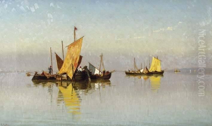 Laguna Oil Painting by Pietro Galter