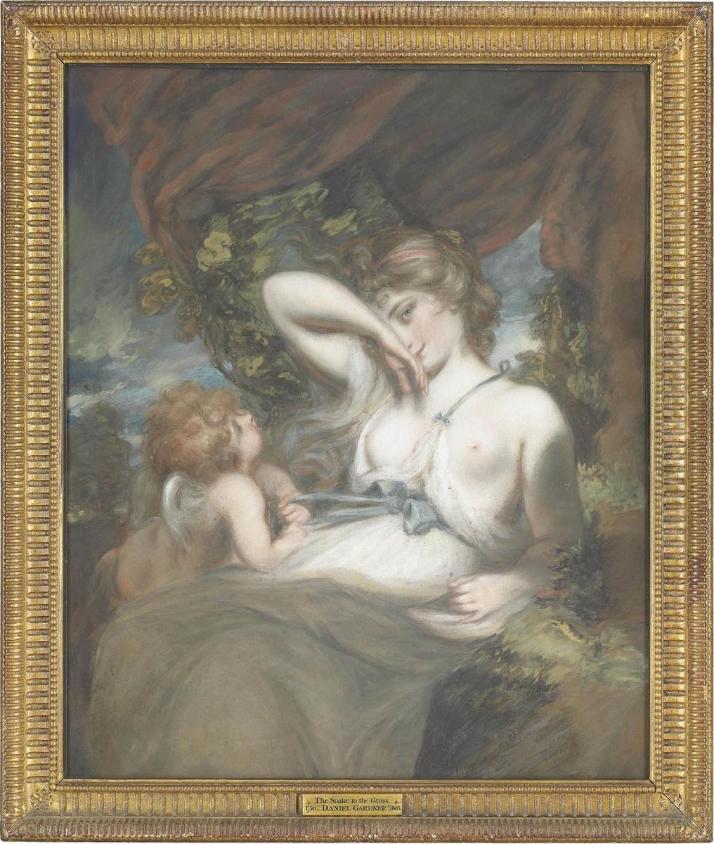 The Snake In The Grass Oil Painting by Daniel Gardner