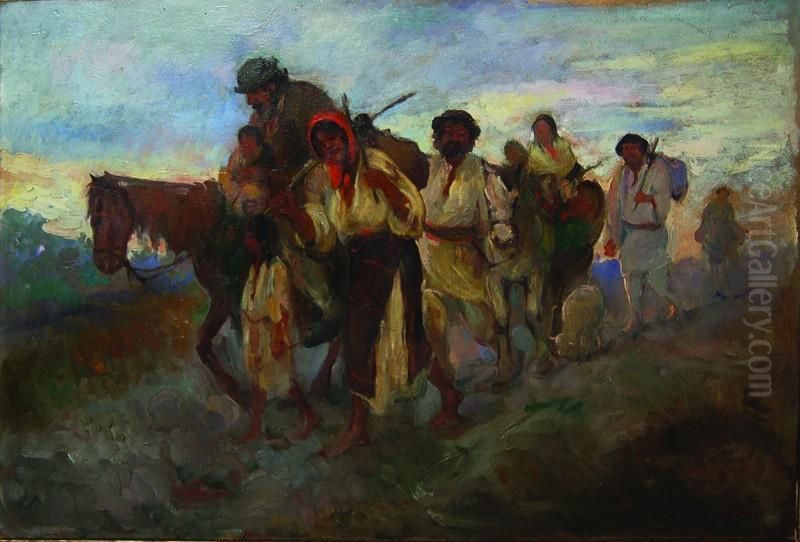 Satra Detigani Oil Painting by Arthur Garguromin Verona