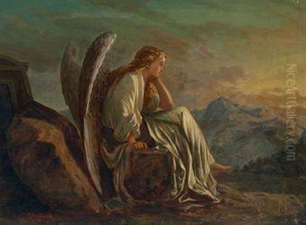 Angel Oil Painting by John Gast