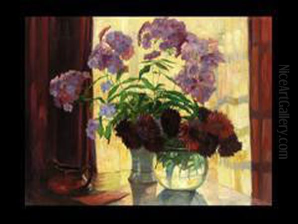 Blumenstilleben Oil Painting by Anna Sophie Gasteiger