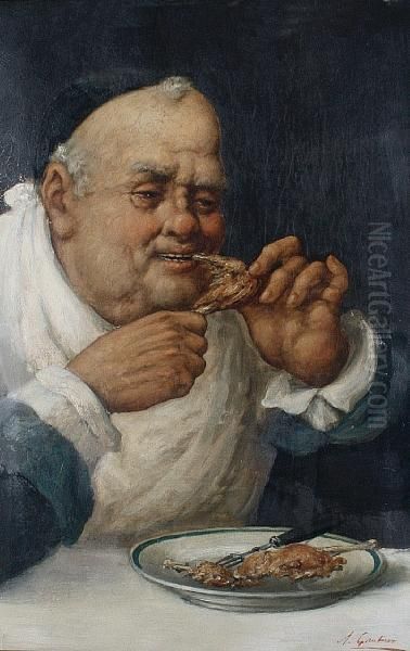 The Epicure Oil Painting by Armand Gautier