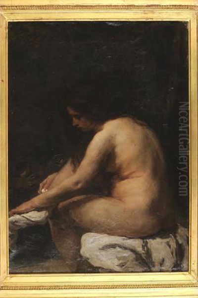 Femme Nue De Dos Oil Painting by Armand Gautier