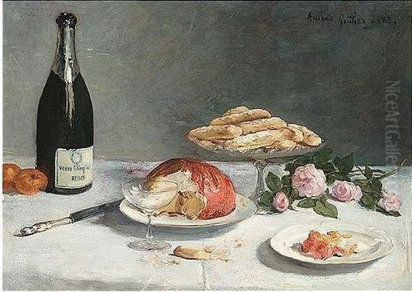 Still Life Oil Painting by Armand Gautier