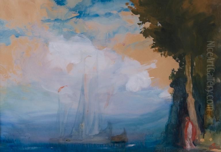 Nostalgia Oil Painting by Antoni Gawinski