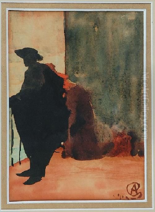 Na Balkonie Oil Painting by Antoni Gawinski