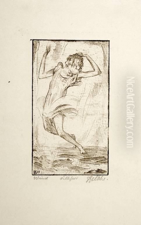 Untitled Oil Painting by Georg Gelbke