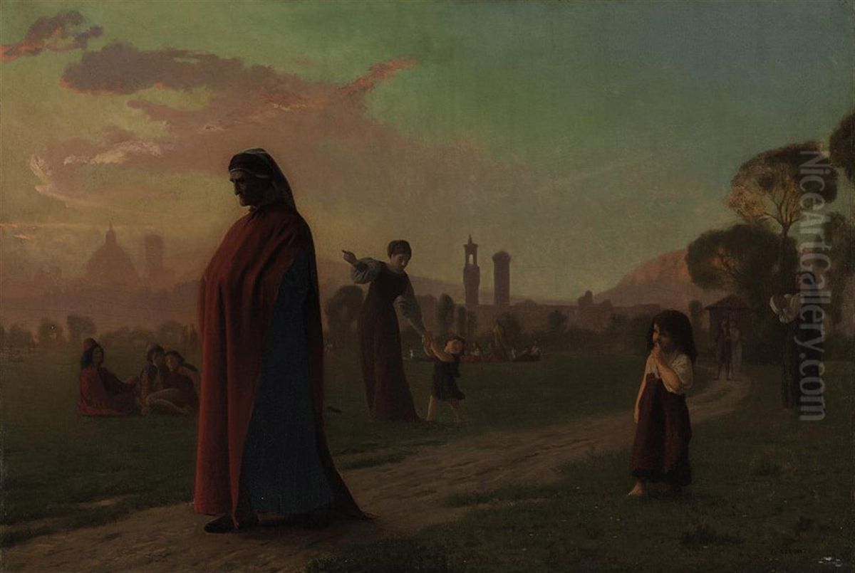 Dante (he Hath Seen Hell) Oil Painting by Jean-Leon Gerome