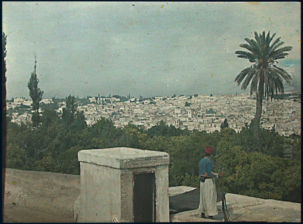 Maroc Oil Painting by Jules Gervais Courtellemont