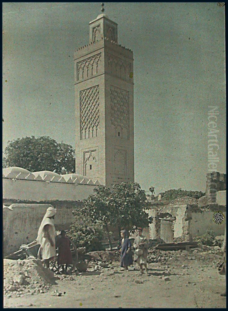 Maroc Oil Painting by Jules Gervais Courtellemont