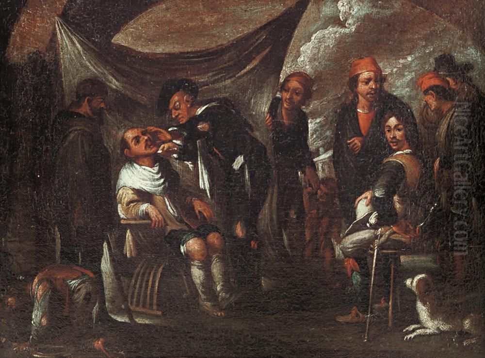 Il Cavadenti Oil Painting by Matteo Dei Pitocchi Ghidoni