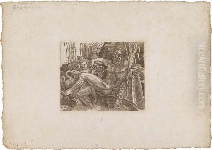 Allegoria Del Fiume Po E Unputto Oil Painting by Giovanni Battista Ghisi