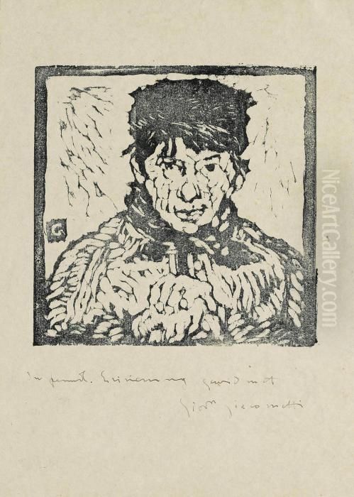 Giovanin Da Voja Oil Painting by Giovanni Giacometti