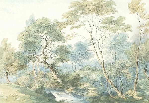 'batheaston' Oil Painting by James Gibbs