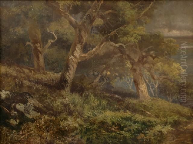 Approaching Storm Oil Painting by Naylor Gill