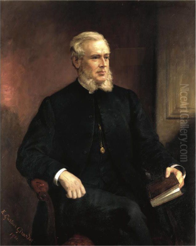 Portrait Of A Gentleman Oil Painting by Ernest Gustave Girardot