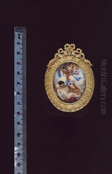 La Vendage Oil Painting by Charles Glardon