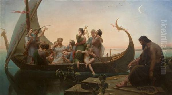 Le Soir Les Illusions Perdues Oil Painting by Gleyre Charles