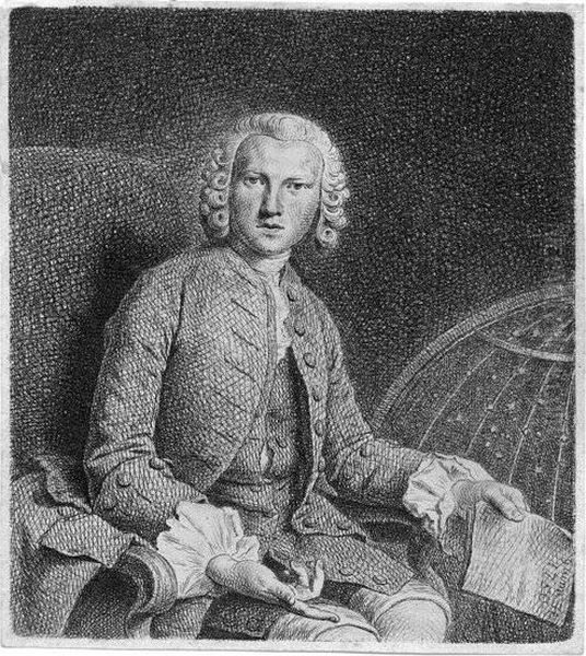 Magister Georg Gottfried Oil Painting by Johann Gottlieb Glume