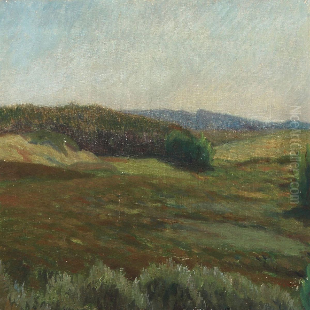 Landscape. Oil Painting by Charles Godtfredsen