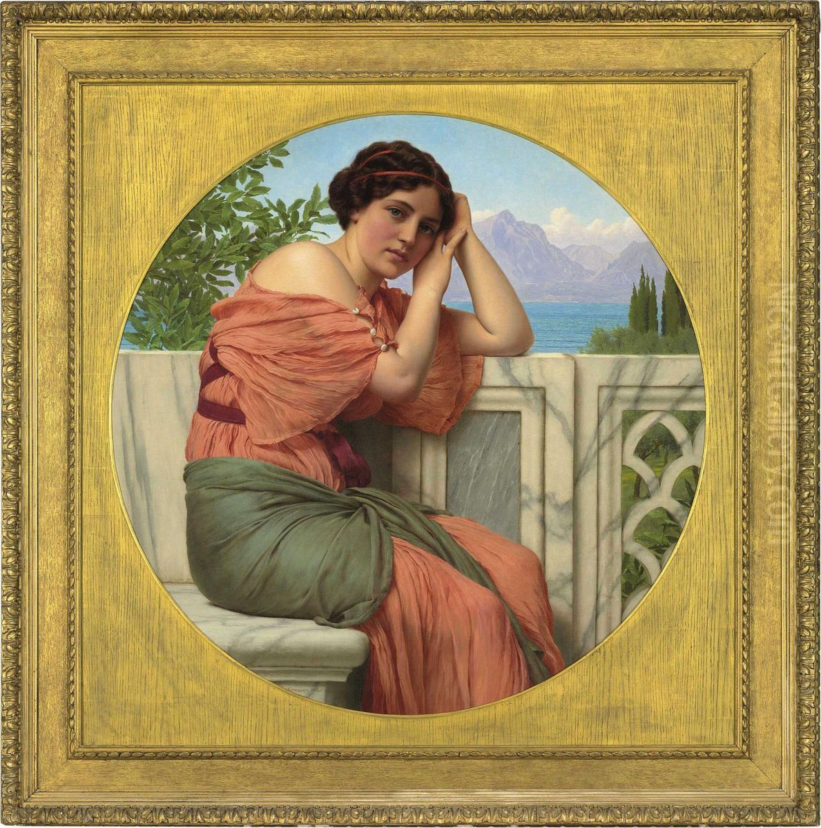 Corilla Oil Painting by John William Godward