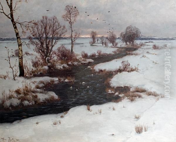 Dachau Oil Painting by Heinrich Gogarten