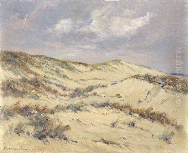 Dunes Desable Oil Painting by Ricardo Gomez Gimeno