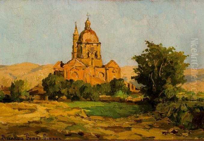 Iglesia Oil Painting by Ricardo Gomez Gimeno