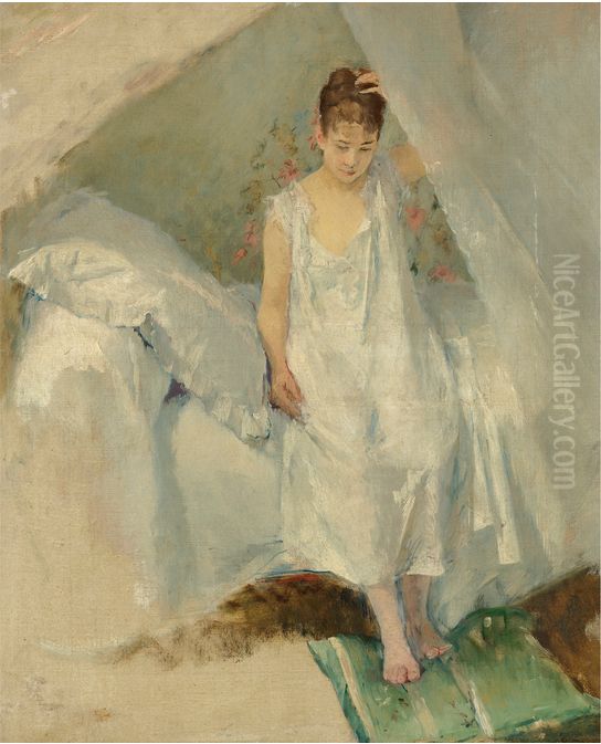 L'alcove Oil Painting by Eva Gonzales