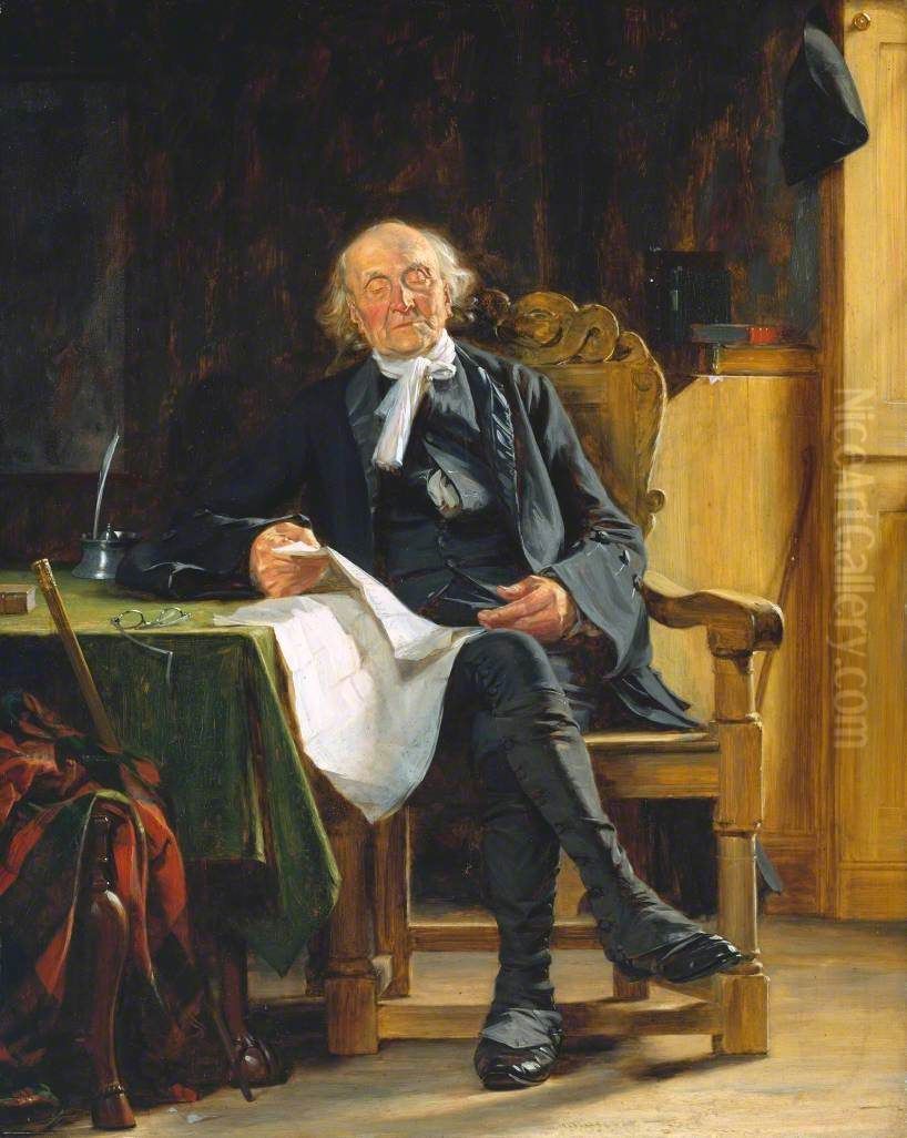 No News Oil Painting by Thomas Sword Good