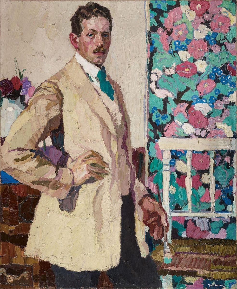 Selbstbildnis Oil Painting by Josse Goossens