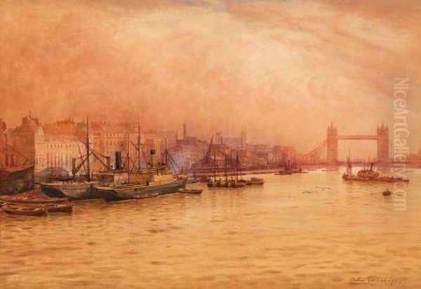 LookingTo The Tower From Centre Of London Bridge