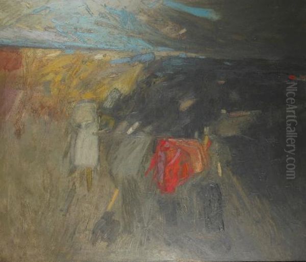 Storm Oil Painting by Leon Gordon