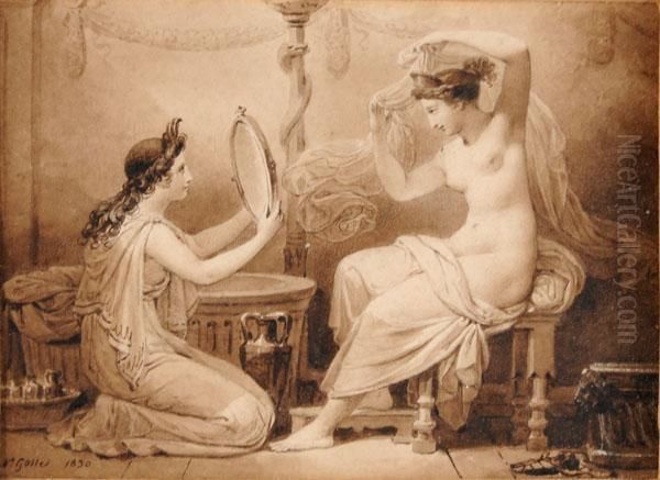 La Toletta Di Venere Oil Painting by Nicolas Louis Francois Gosse