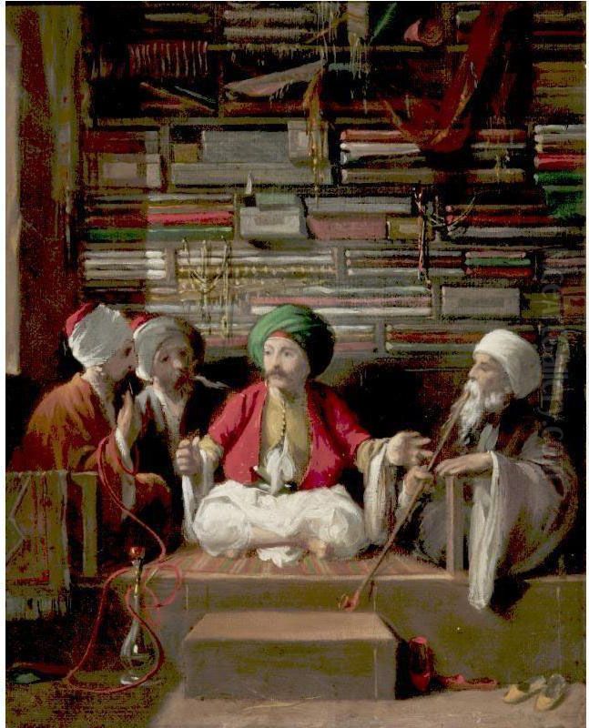 The Storyteller Oil Painting by Walter Gould