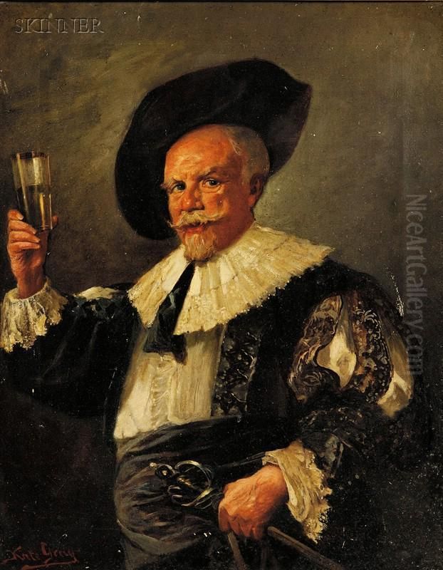 Portrait Of A Dutch Gentleman Oil Painting by Kate Gray