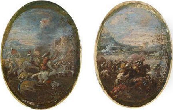 Scene De Bataille
Choc De Cavalerie Oil Painting by Graziani