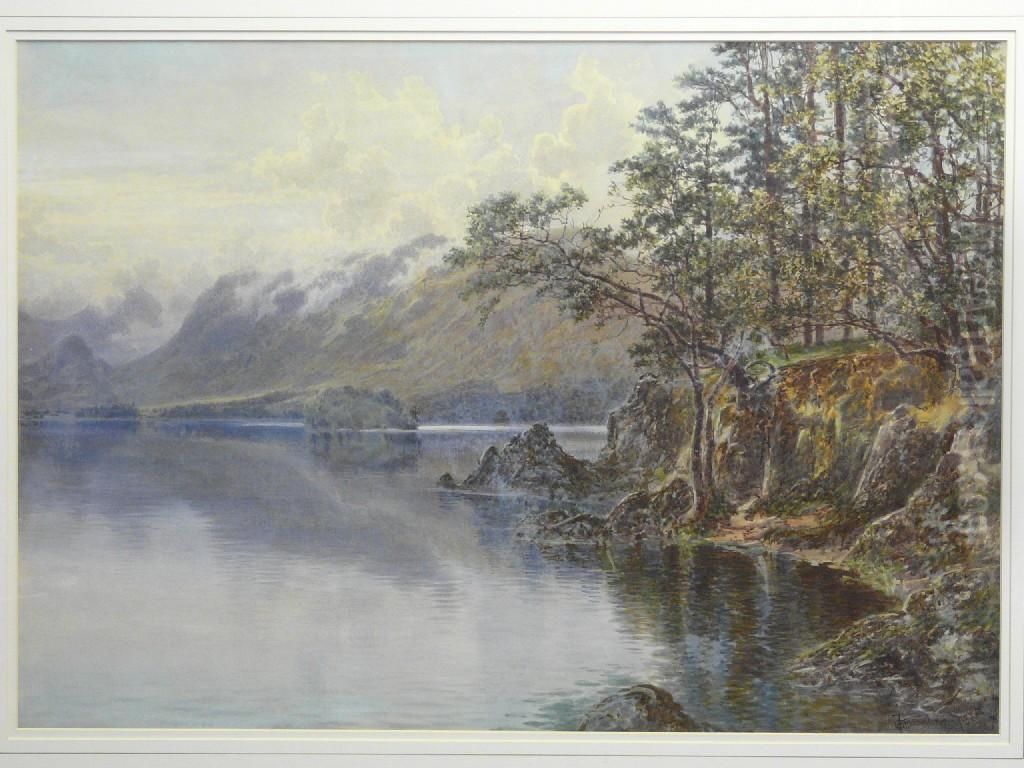Lake District Landscape Oil Painting by Thomas Greenhalgh