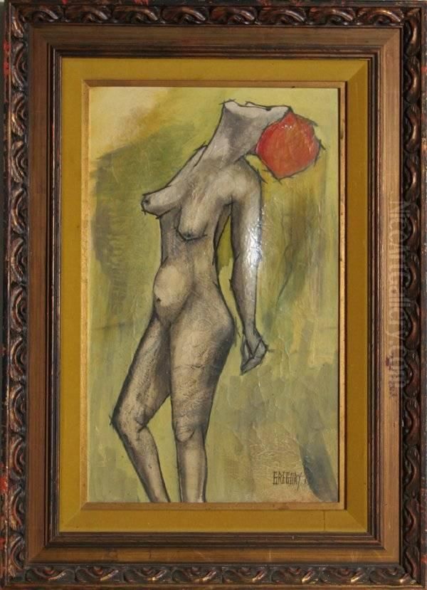 Nude Oil Painting by S. Gregory