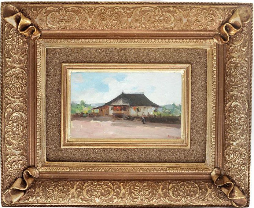 Casa La Campina Oil Painting by Nicolae Grigorescu