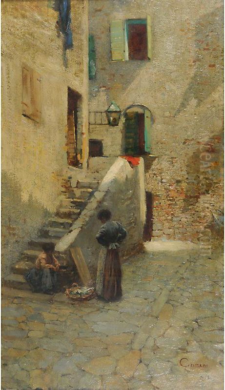 Nel Vicolo Oil Painting by Guido Grimani