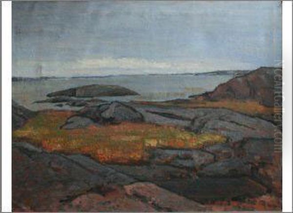 Untitled Oil Painting by Gunvor Gronvik