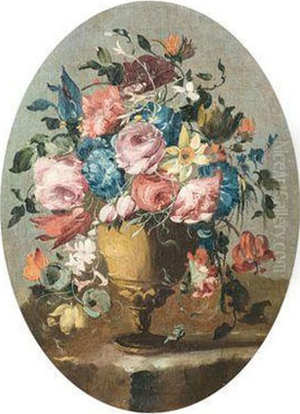 Coppia Di Nature Morte Oil Painting by Francesco Guardi