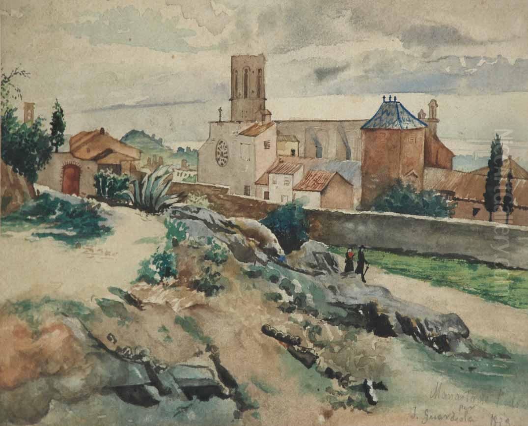 Paisaje Oil Painting by Josep Jordi Guardiola Bonet