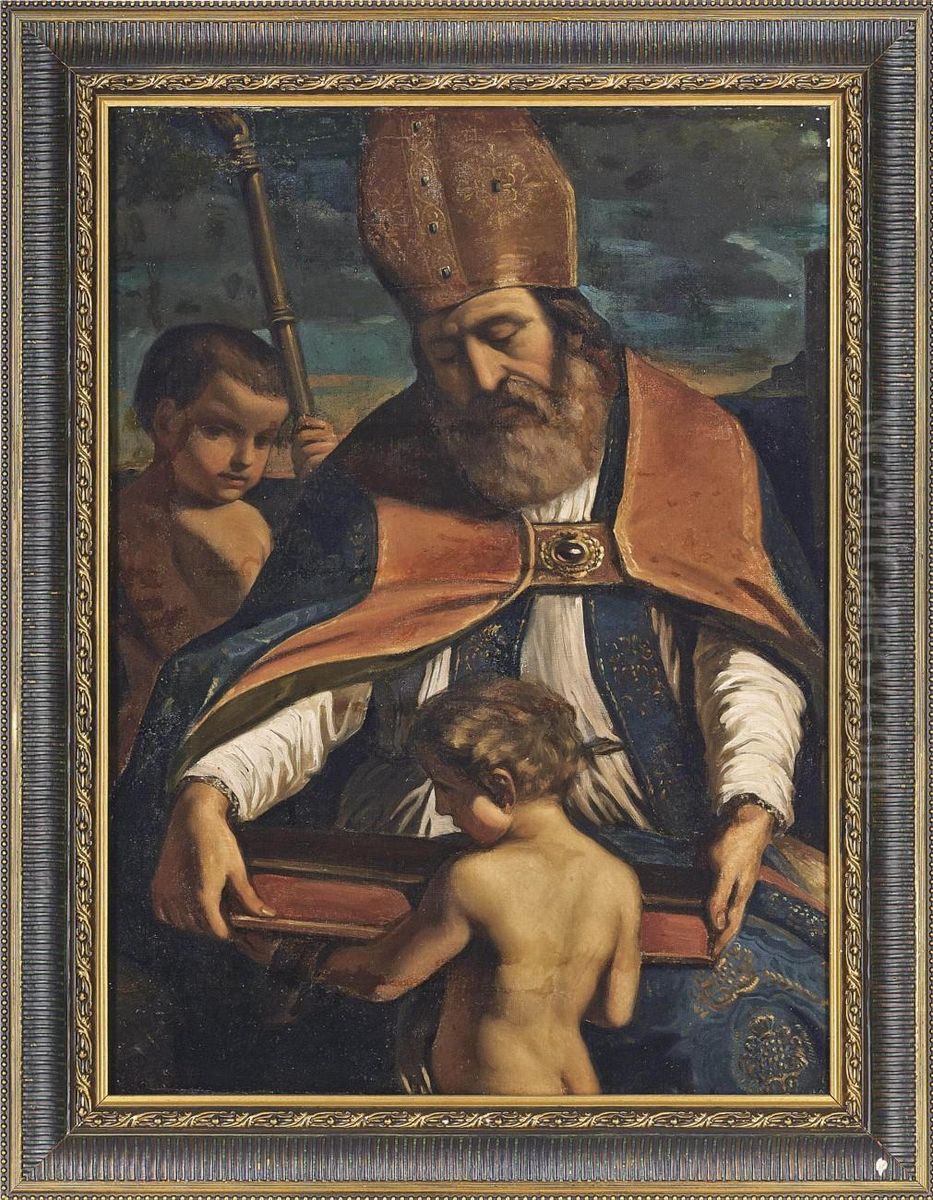 Saint Geminiano Oil Painting by Giovanni Francesco Barbieri
