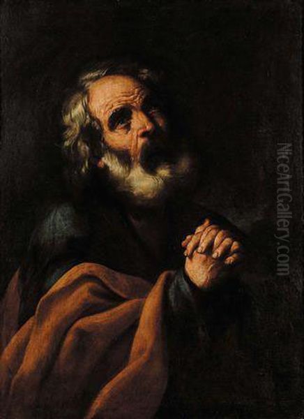San Pietro Oil Painting by Giovanni Francesco Barbieri