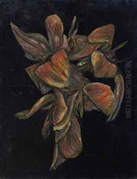 Fleur Imaginaire Ii Oil Painting by Alvaro Guevara